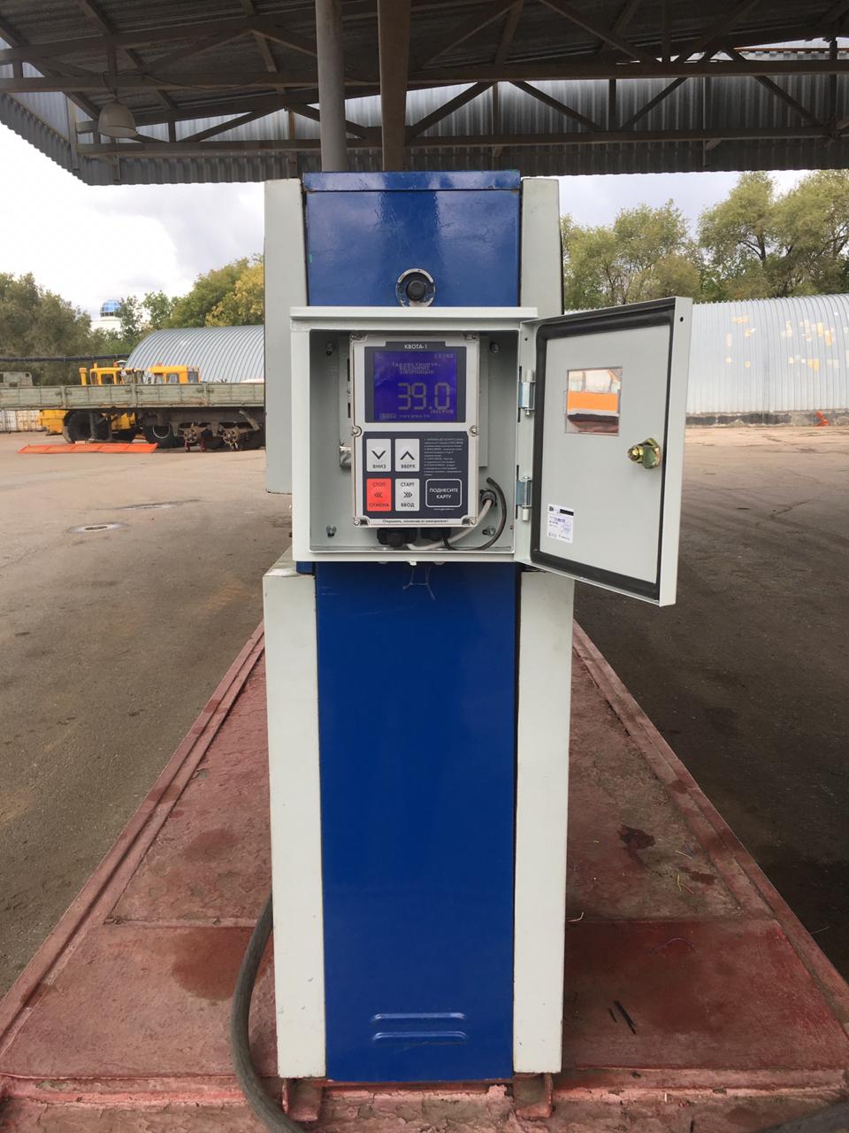 Автоматизация заправочной колонки НАРА контроллером КВОТА-1